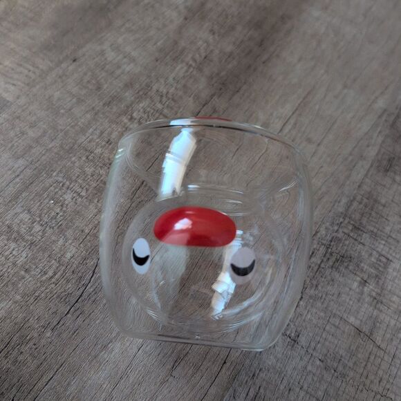 Pingu Double Wall Glasses (Smiling Face) GLRK2178 PG JPN LTD Penguin Cute Goods - Picture 3 of 6
